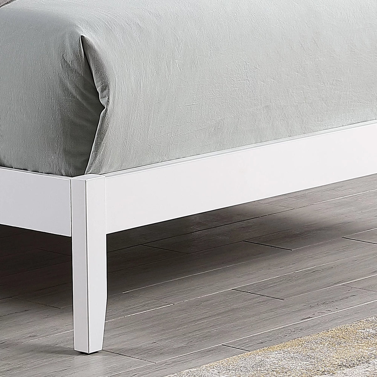 White Queen Acacia Wood Headboard W50145