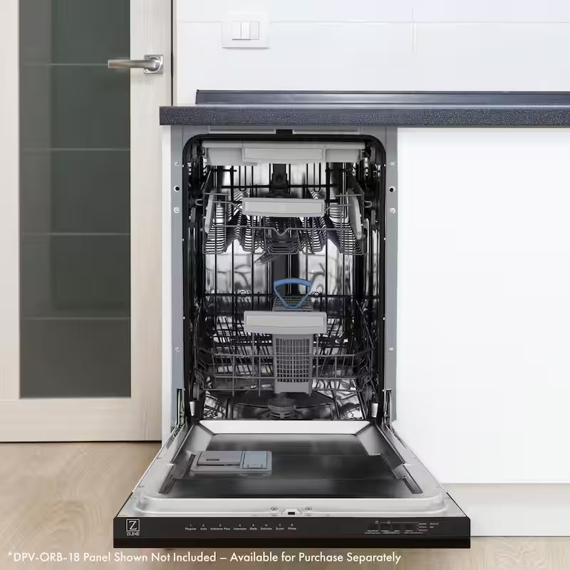 18 in. 8-Cycle Compact Panel Ready Dishwasher with 3rd Rack J655781