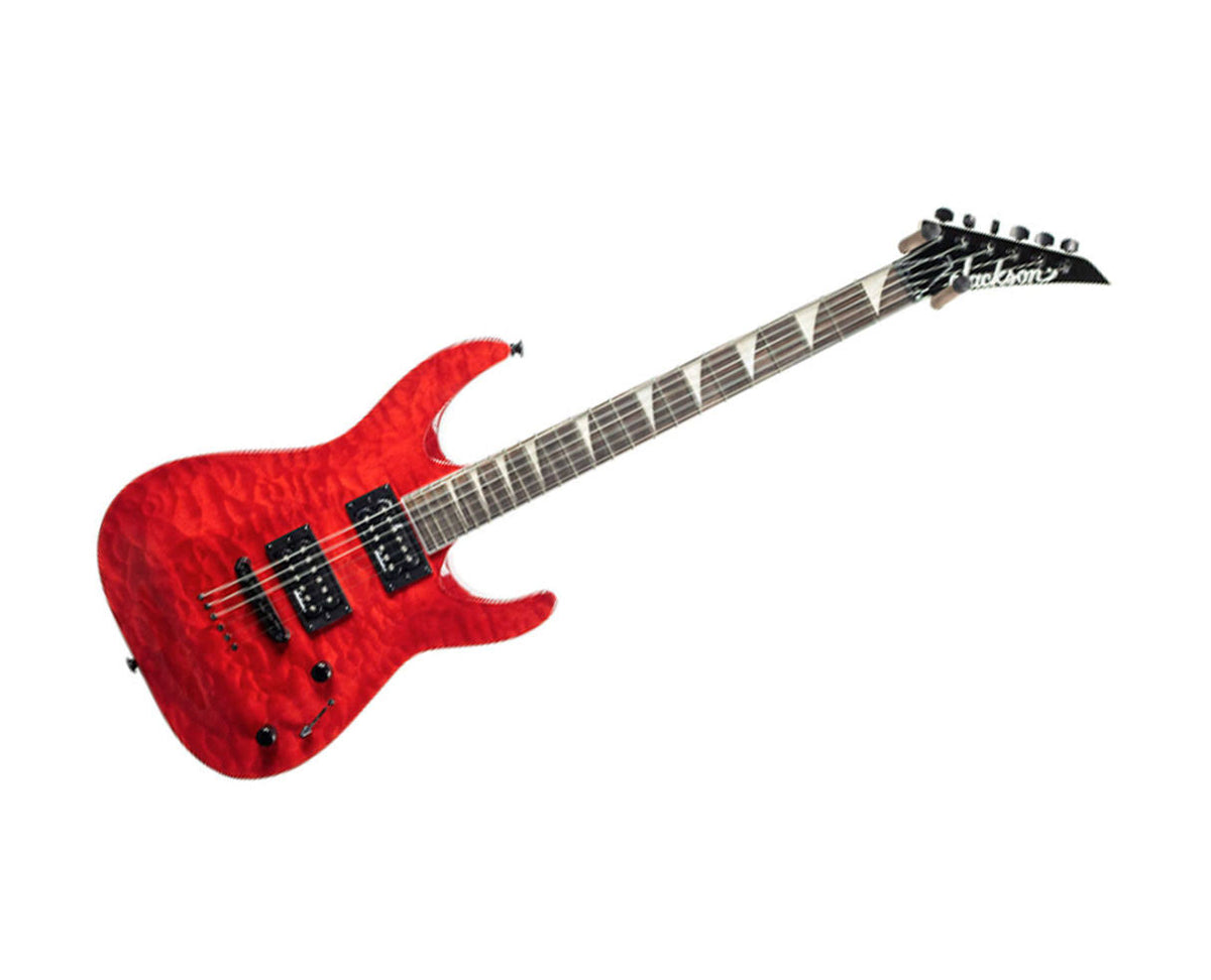 Transparent Red Arch Top Electric Guitar G24072