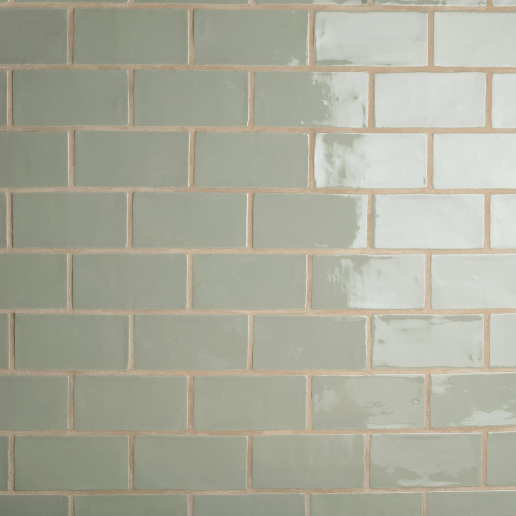 Sage Ceramic Wall Subway Tile - Case 44 Tiles K703