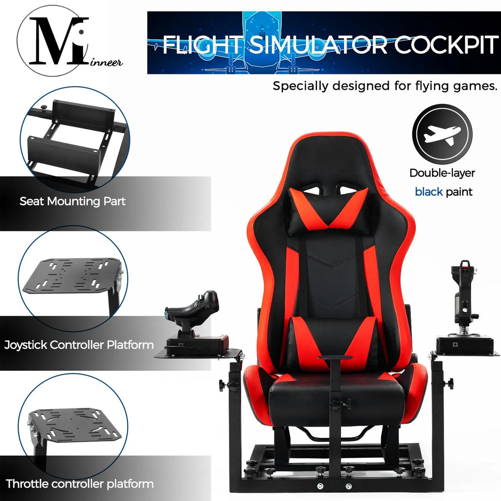 Flight Simulator Cockpit with Red Seat S597974