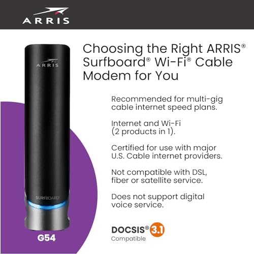 Cable Modem DOCSIS 3.1 Gigabit 32x8 M14846