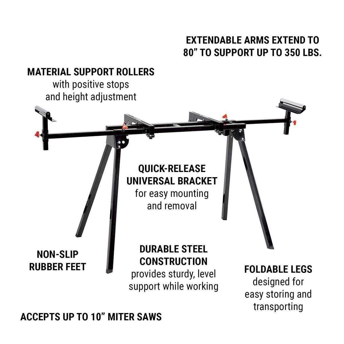 350 lb. Folding Miter Saw Stand C9420