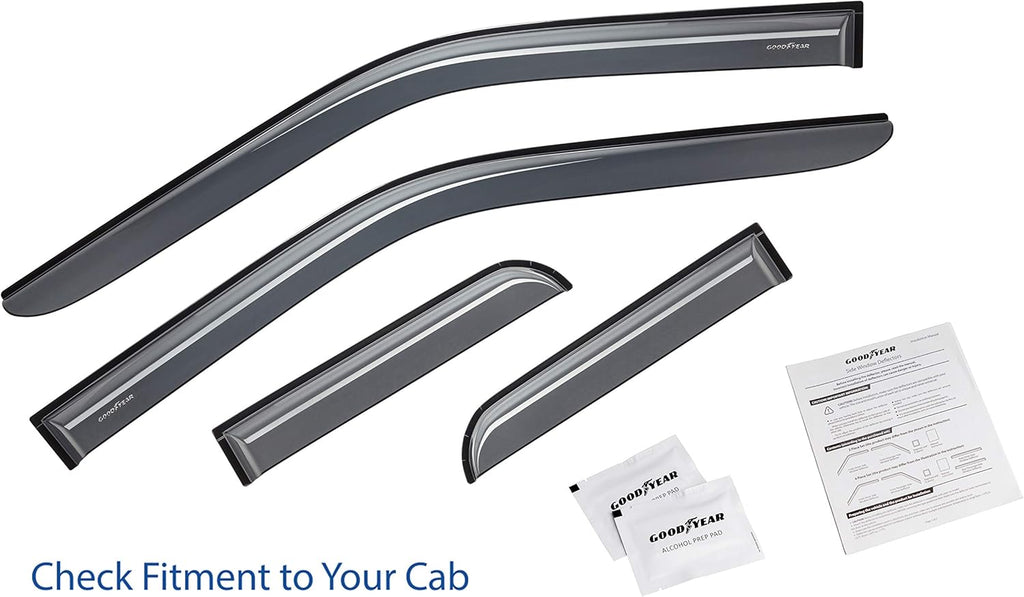 Tape-on Window Deflectors 4 pcs D41391