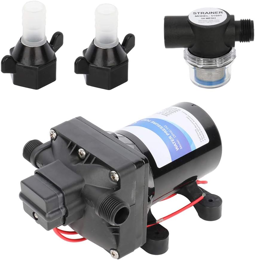 12V 3.0GPM RV Water Pump with Strainer R72305