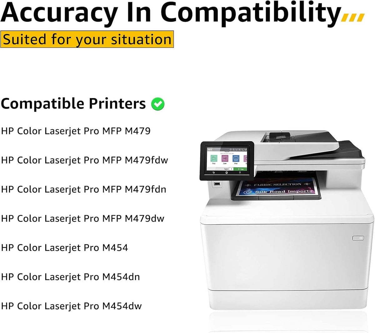 Compatible Toner Cartridge Replacement 4-Pack A32743