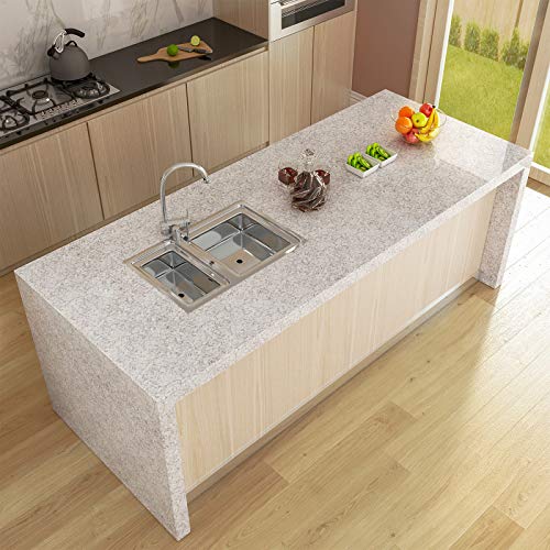 15.8"x276" Glossy Granite Contact Paper F2372