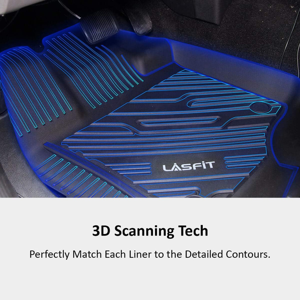 Black All Weather TPE Floor Liners J8109