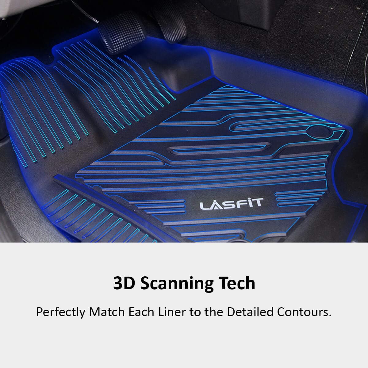 Black All Weather TPE Floor Liners J8109