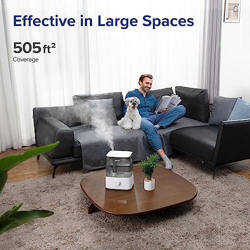 6L Smart Cool Mist Top Fill Humidifier, Gray J78206