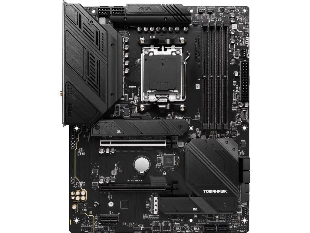 AMD AM5 ATX DDR5 PCIe 4.0 M.2 SATA 6Gb/s USB 3.2 Gen 2 HDMI DP Wi-Fi 6E Motherboard T26653