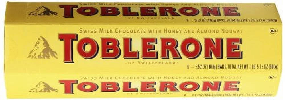 Swiss Milk Chocolate with Honey and Almond Nougat, 600 Gram B772