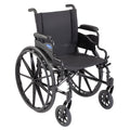Black Wheelchair with Desk Length Arms, 16 Seat Width B71533