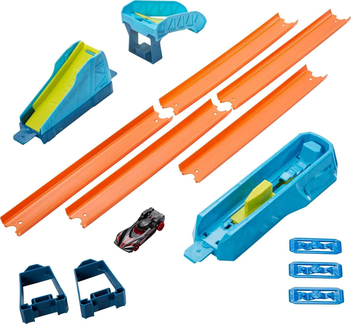 13 Component Parts 1:64 Scale Toy Car Track Set H844539