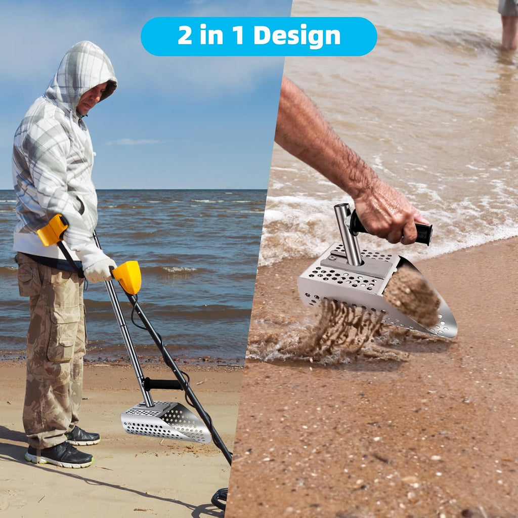 Long Handle Stainless Steel Sand Scoop Q31525