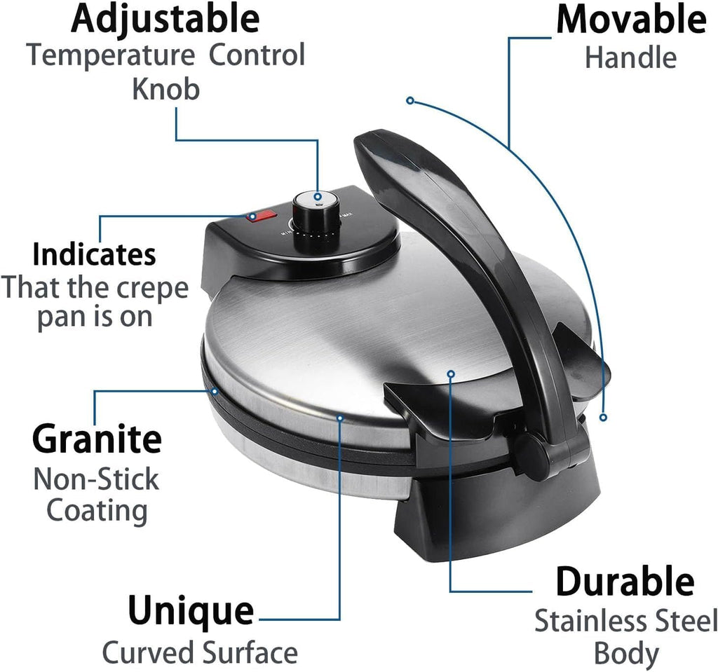10 Inch Non-Stick Electric Tortilla Maker P3262