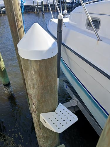 Aluminum Boat Dock Step with Powder Coat Finish X6138