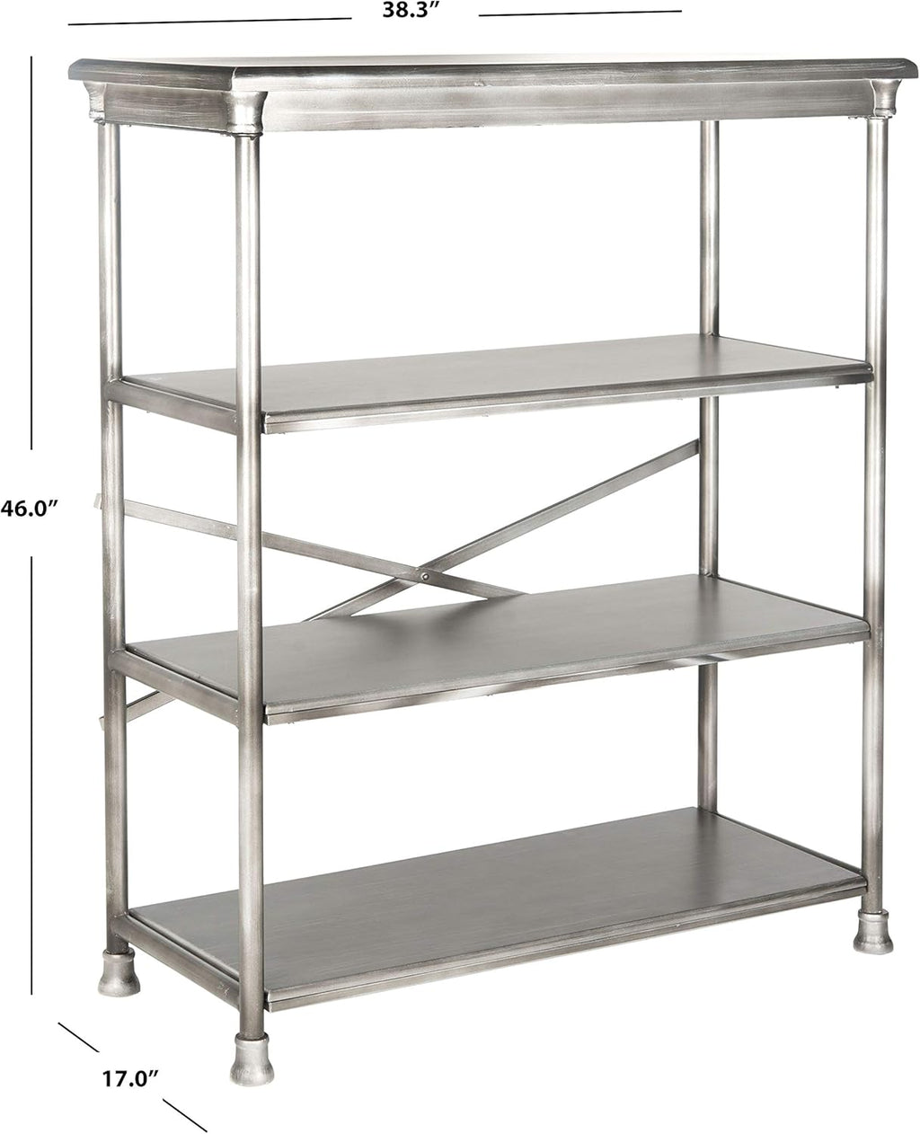 Dark Silver Large Bookcase J57738