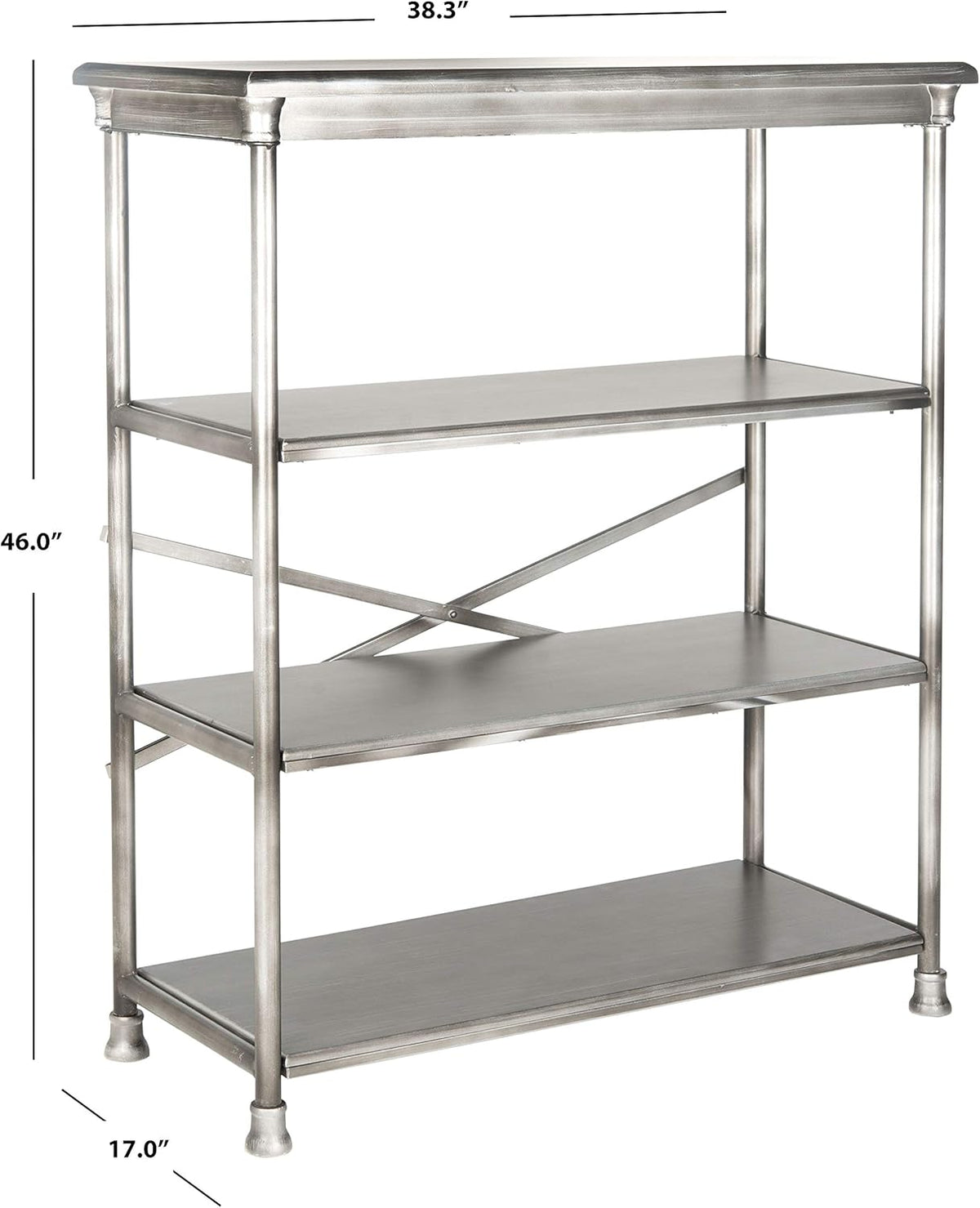 Dark Silver Large Bookcase J57738