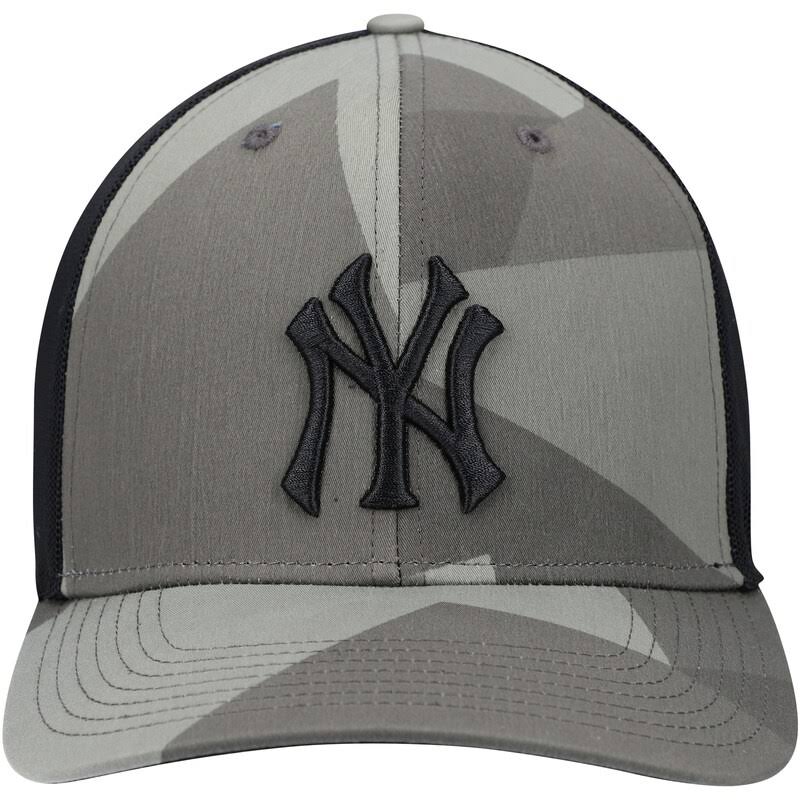 New York Yankees Camo Black Snapback Hat E99942