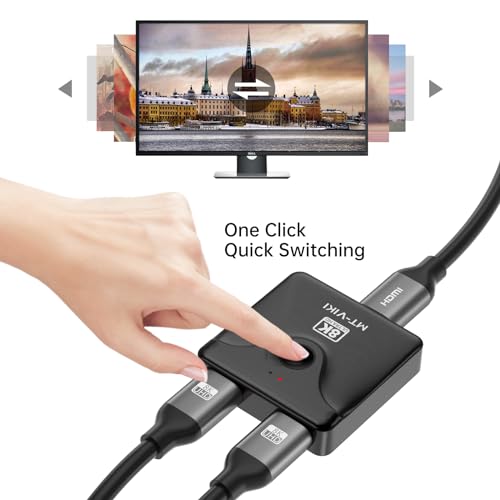HDMI Switch 4K Bidirectional Splitter 2 in 1 Out N812