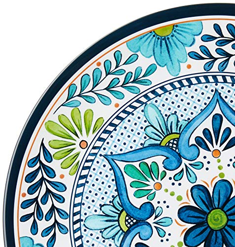12 Piece Multicolored Melamine Dinnerware Set C24620