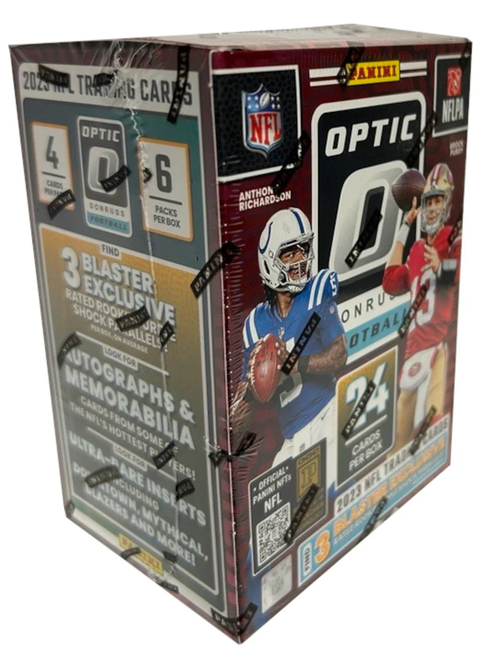 2023 Panini Donruss Optic Football Blaster Box Trading Cards Y711442