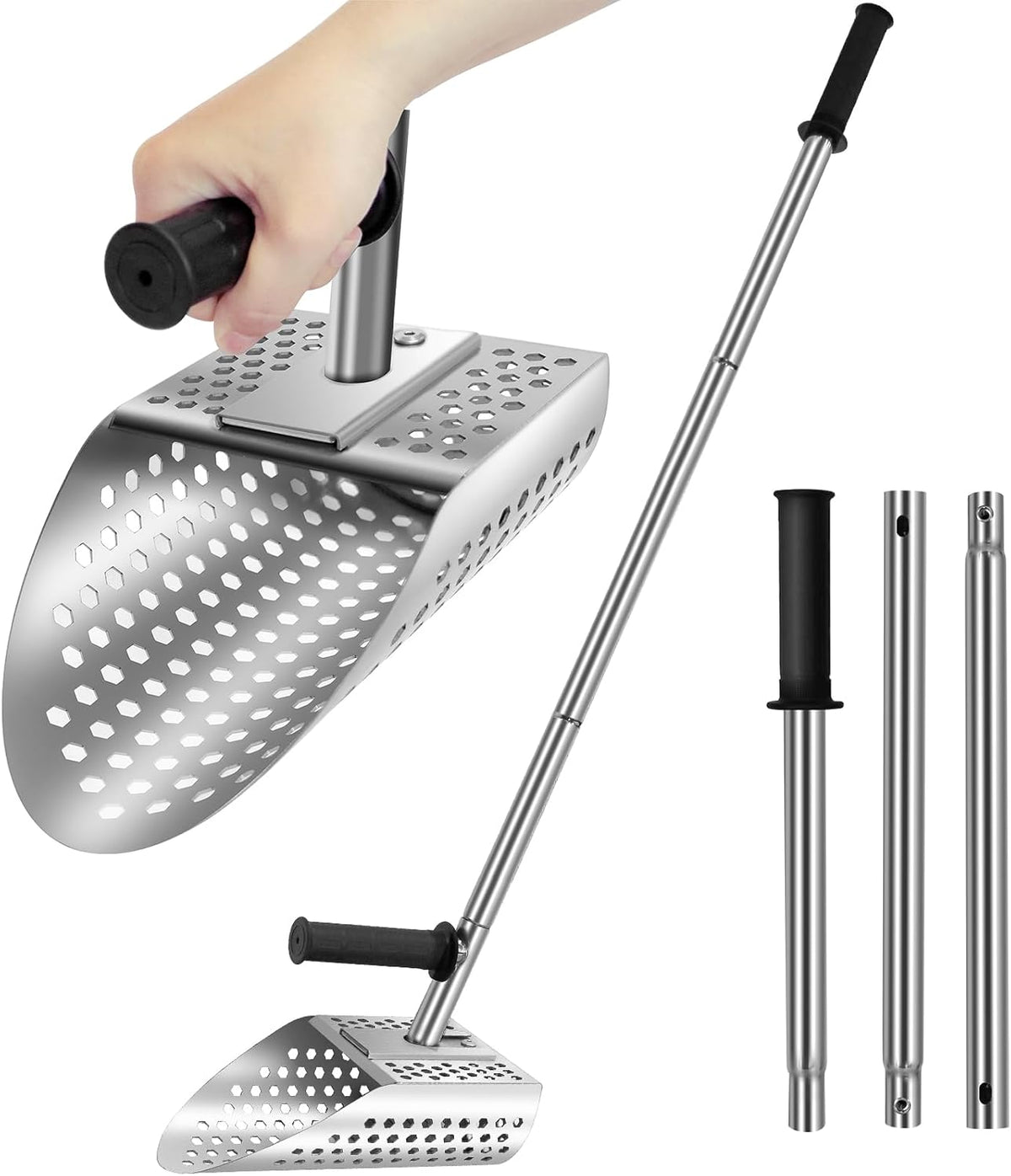 Long Handle Stainless Steel Sand Scoop Q31525