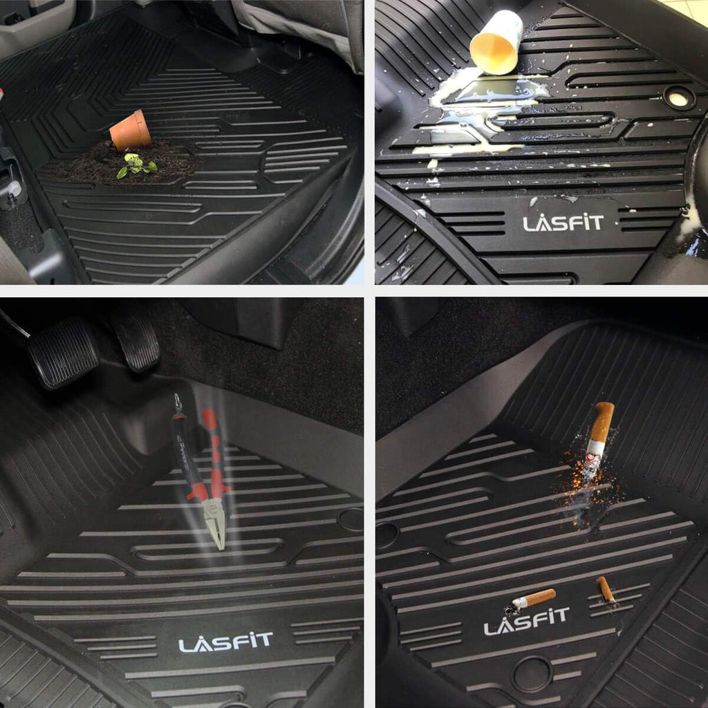 Black All Weather TPE Floor Liners J8109