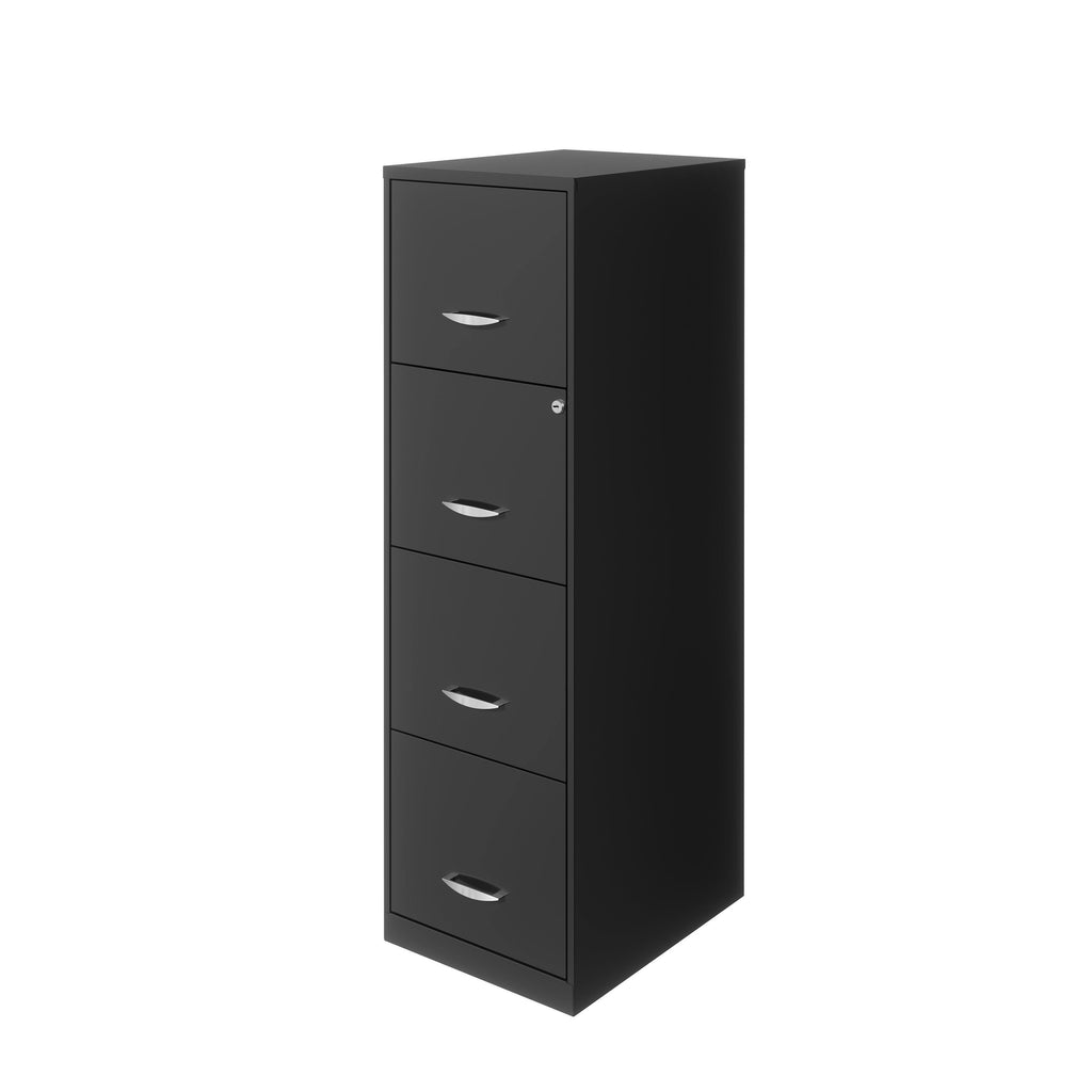Charcoal 4 Drawer Metal File Cabinet P7342