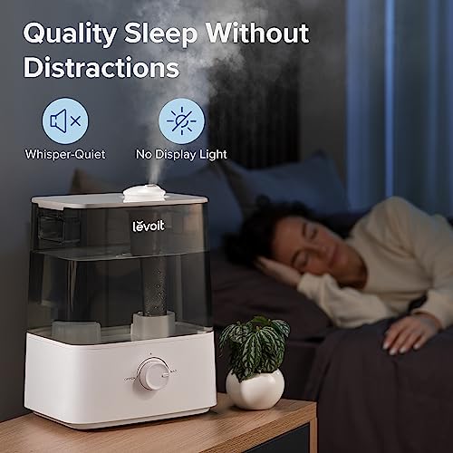 6L Smart Cool Mist Top Fill Humidifier, Gray J78206
