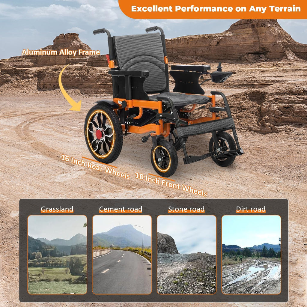 Lightweight Foldable Electric Wheelchair E8151