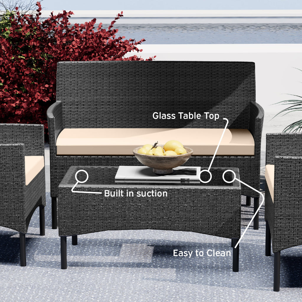 4-Piece Outdoor Patio Furniture Set O725272