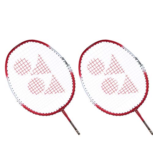 Light Aluminium Badminton Racquet Set of 2 with Full Cover J386