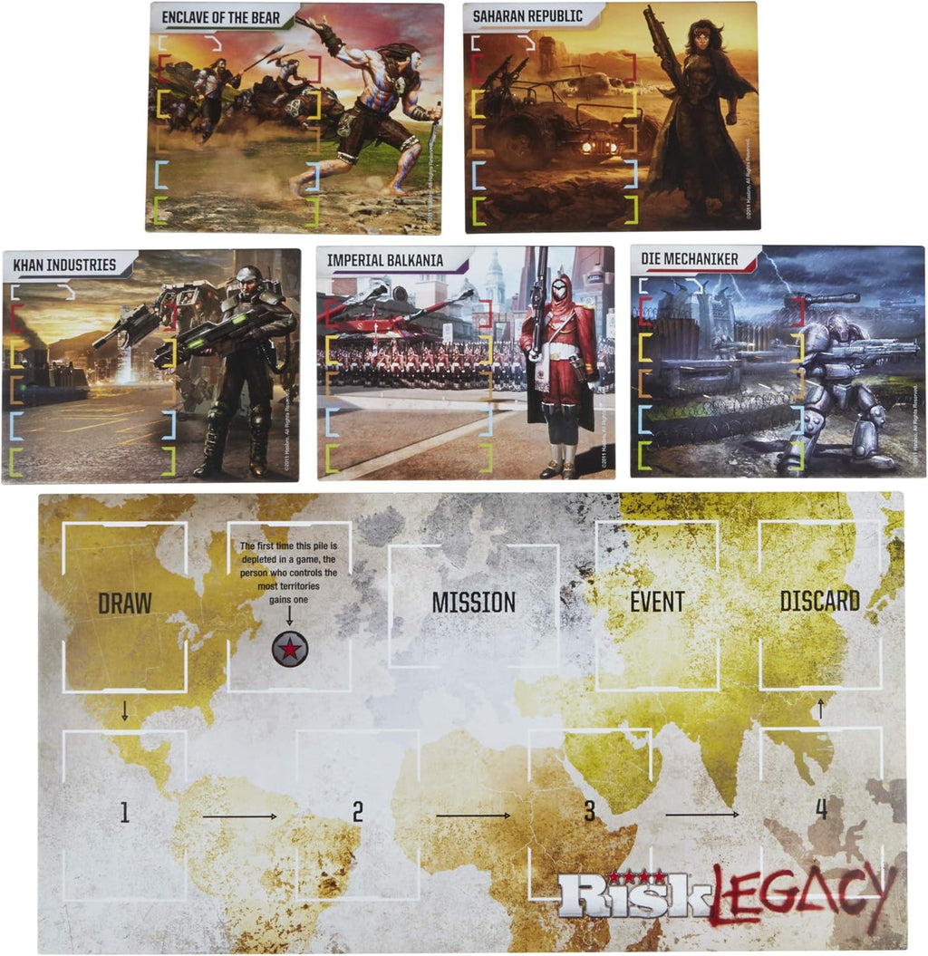 Strategy Tabletop Game, Miniature Board Game for 3-5 Players Pack of 2 R367