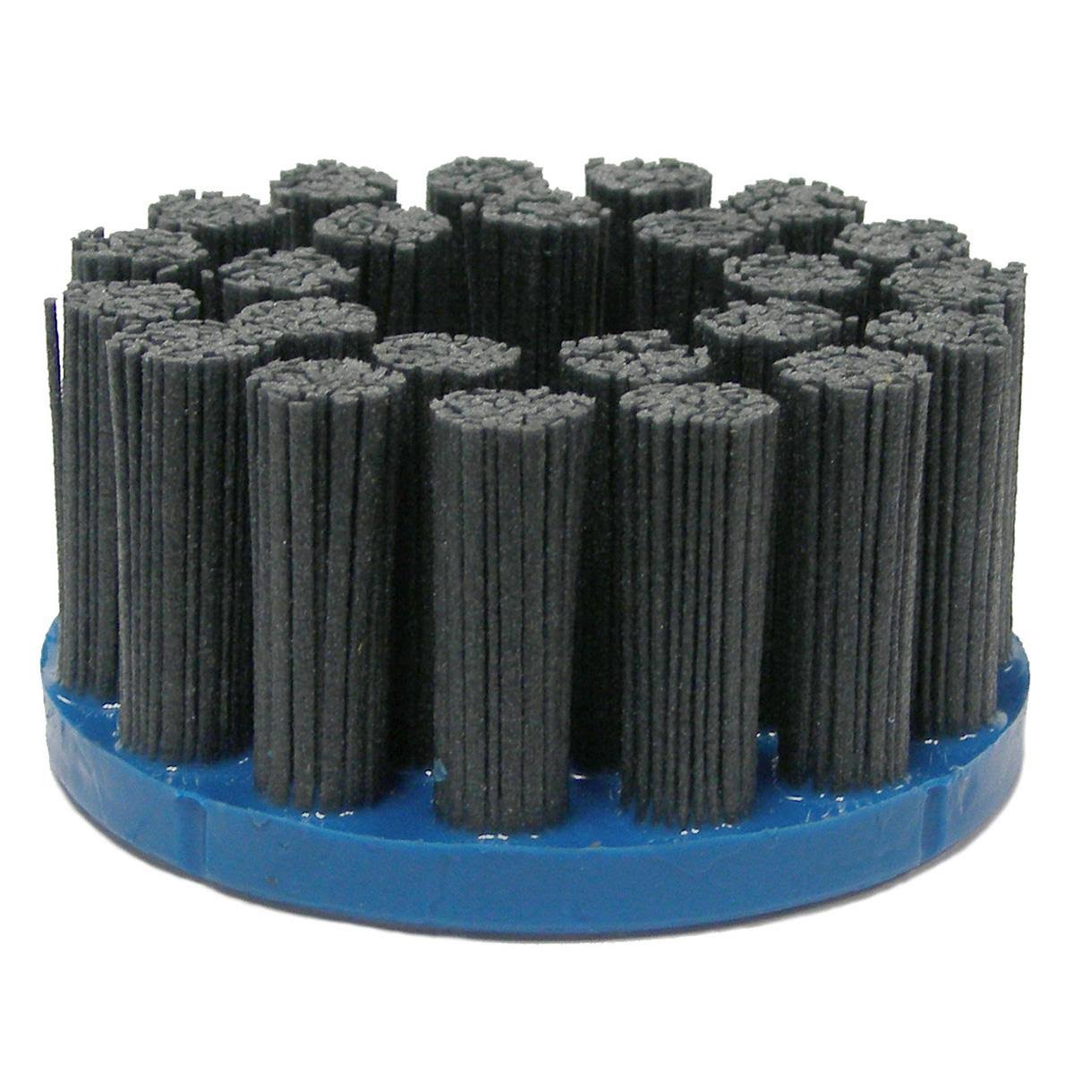Silicon Carbide Bristle Disc Medium Grade Arbor Attachment 7/8 in Center Hole 4 in Outside Diameter Y467