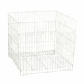 White Wire Dump Bin Q5529