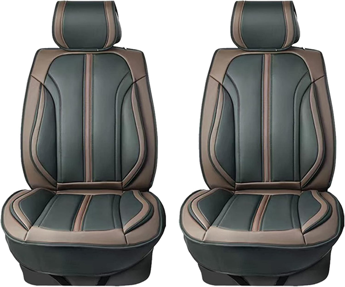 Black Leather Car Seat Covers E591048