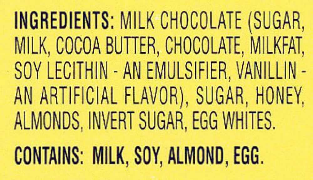 Swiss Milk Chocolate with Honey and Almond Nougat, 600 Gram B772