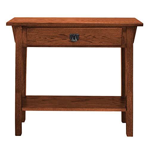 Medium Oak Solid Wood Console Table R9382