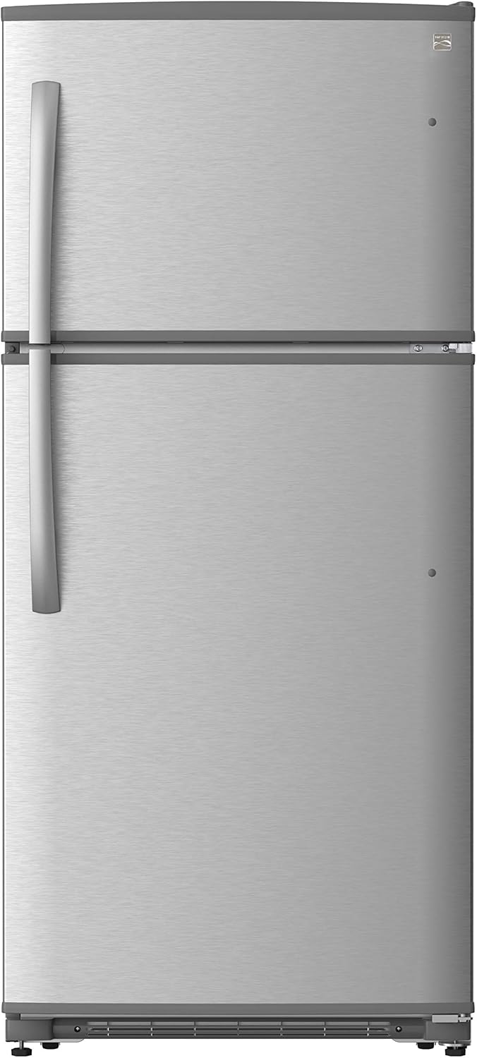 30 Top-Freezer Refrigerator 18 Cubic Ft. Stainless Steel T47095