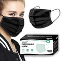 100PCS 3 Ply Black Disposable Face Mask P3972