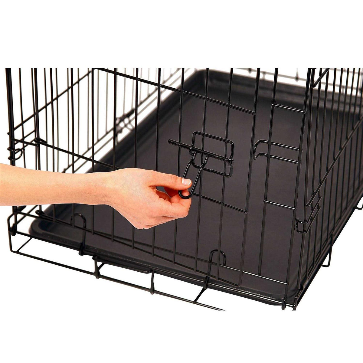 Single Door Wire Dog Crate Q6770