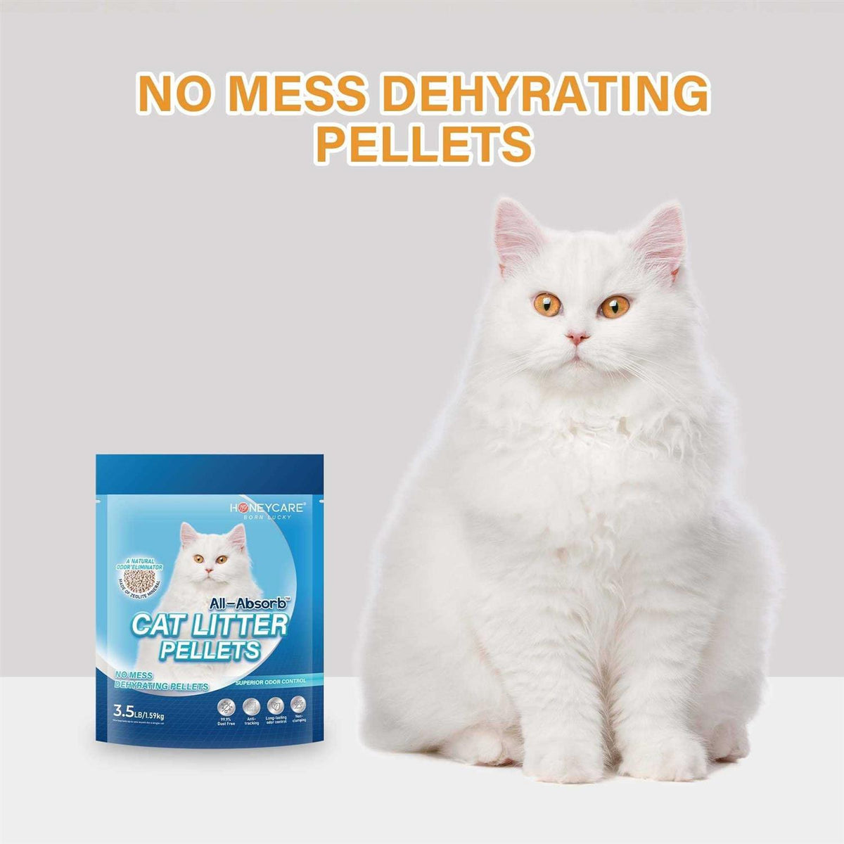 Cat Litter Pellets Zeolite Odor Control F89895