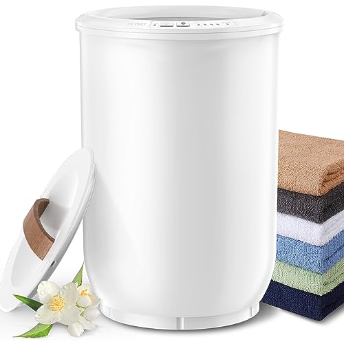 Large Heated Towel Warmer Bucket with Wood Handle G7800