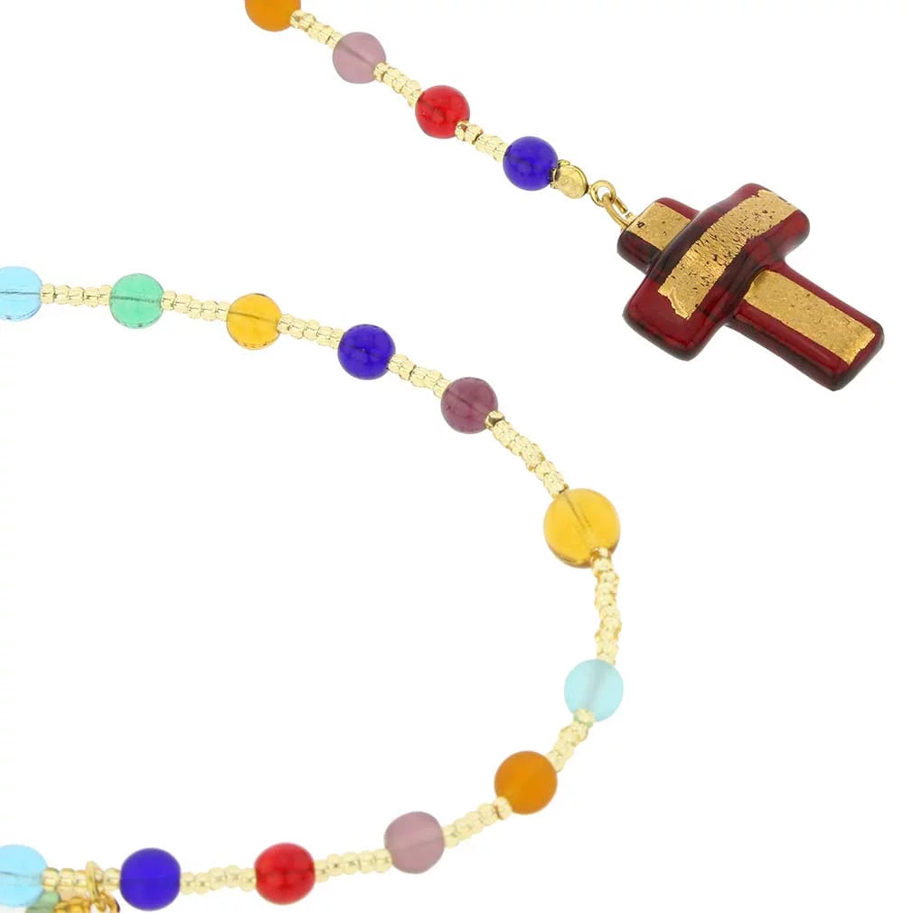 Murano Glass Rosary A678