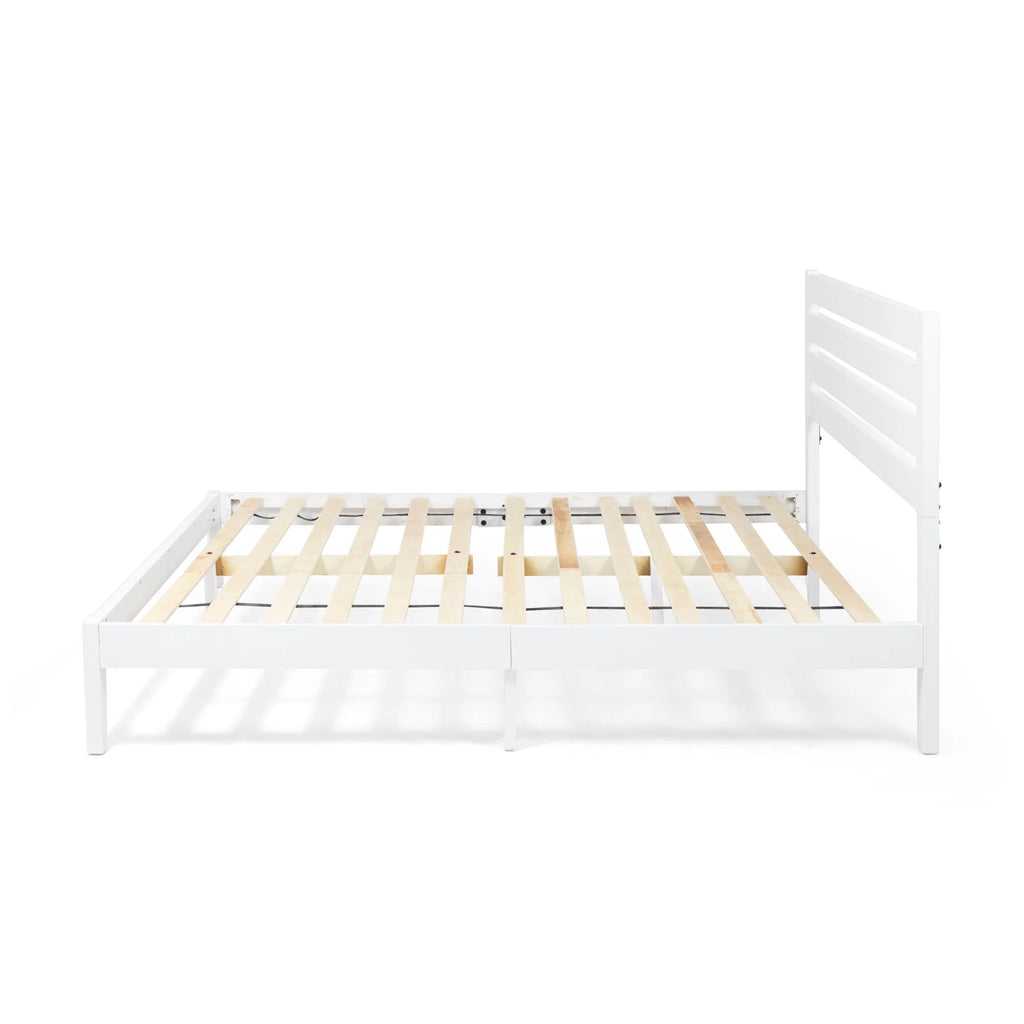 White Queen Acacia Wood Headboard W50145