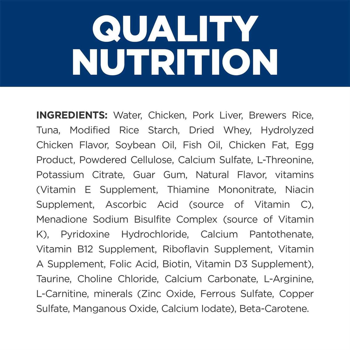 Tuna Wet Cat Food U388883