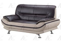Mahogany/Light Gray Loveseat B238