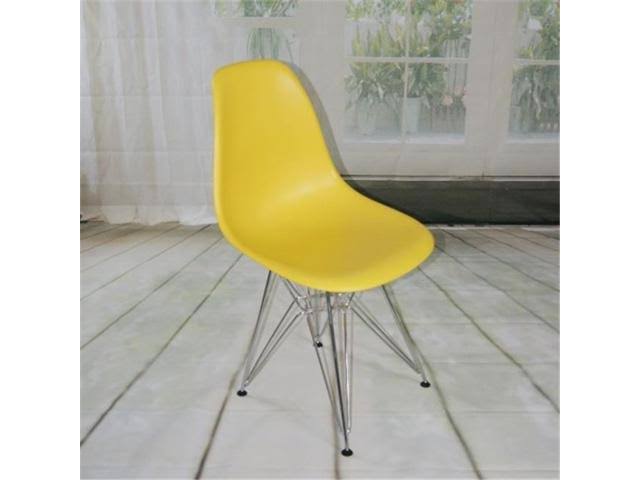 Yellow Side Chair Set of 2 L267